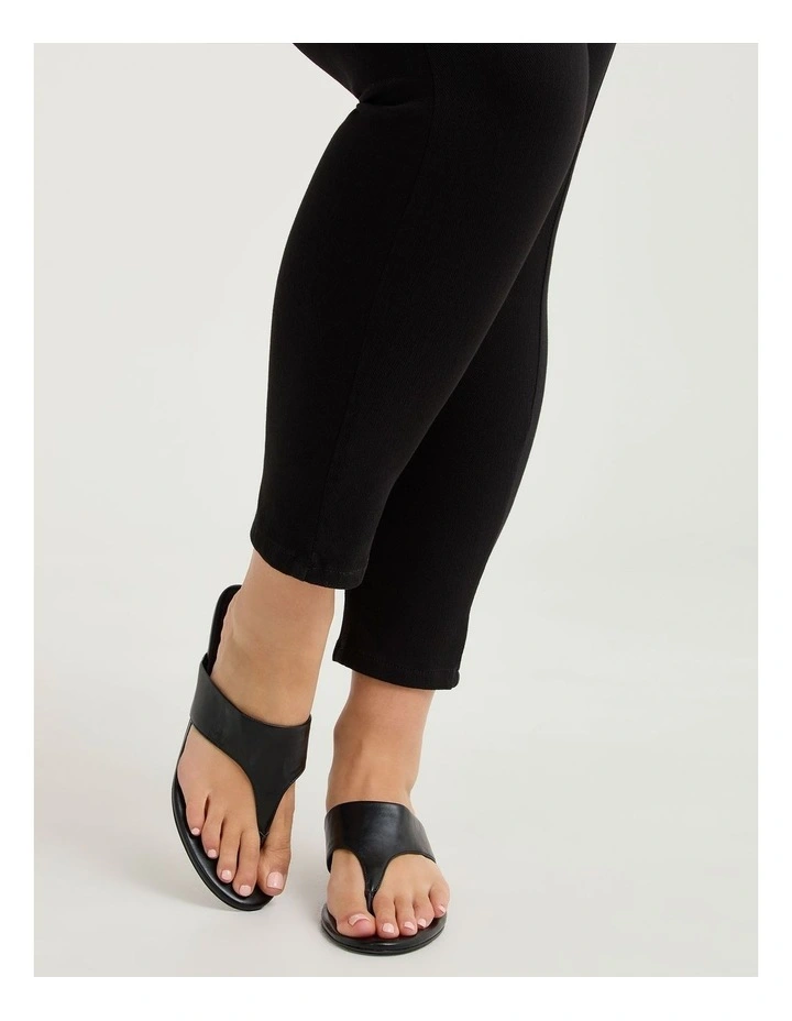 Toe Post Kitten Heel Black image 6