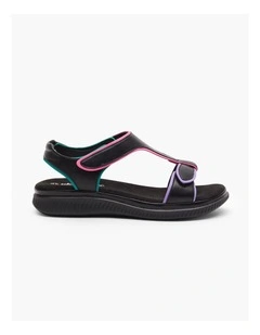 Adjustable Cushioned Sandal Black/multi