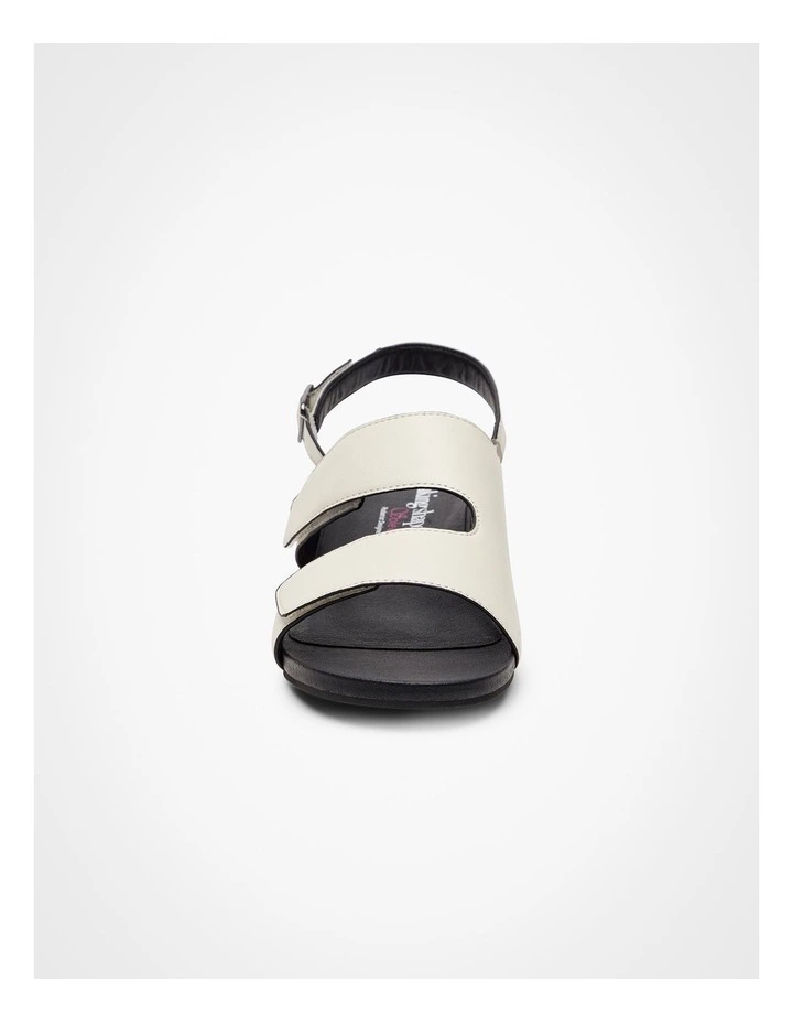 Orthotic Monochrome Sandal White/black image 3