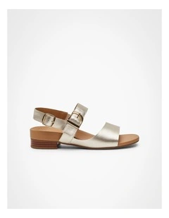 Orthotic Buckle Sandal Champagne