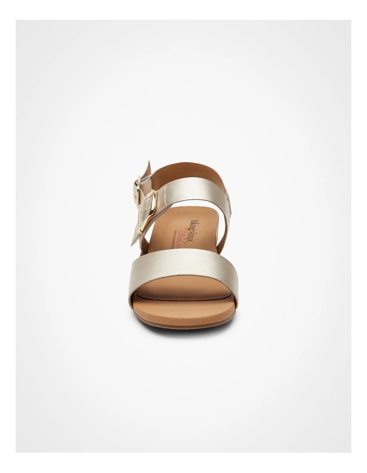 Orthotic Buckle Sandal Champagne image 3