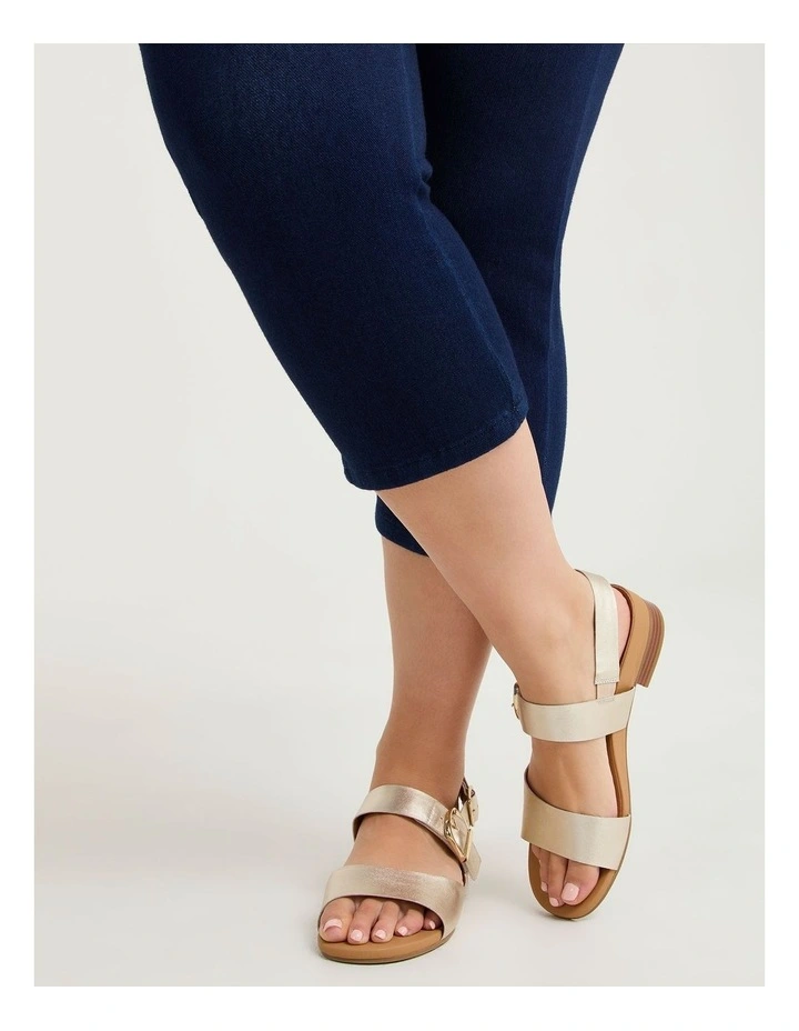 Orthotic Buckle Sandal Champagne image 6