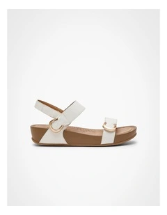 Julijana Adjustable Sandal White