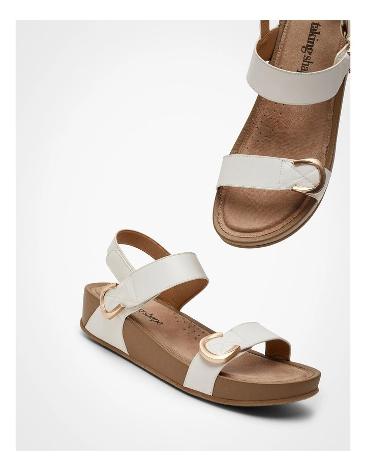 Julijana Adjustable Sandal White image 5