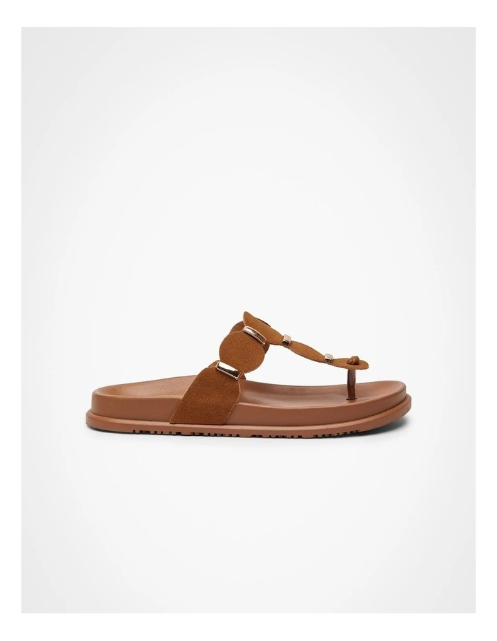 Toe Post Flexible Jelly Tan image 1