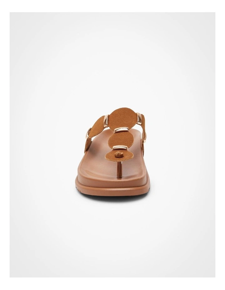 Toe Post Flexible Jelly Tan image 3
