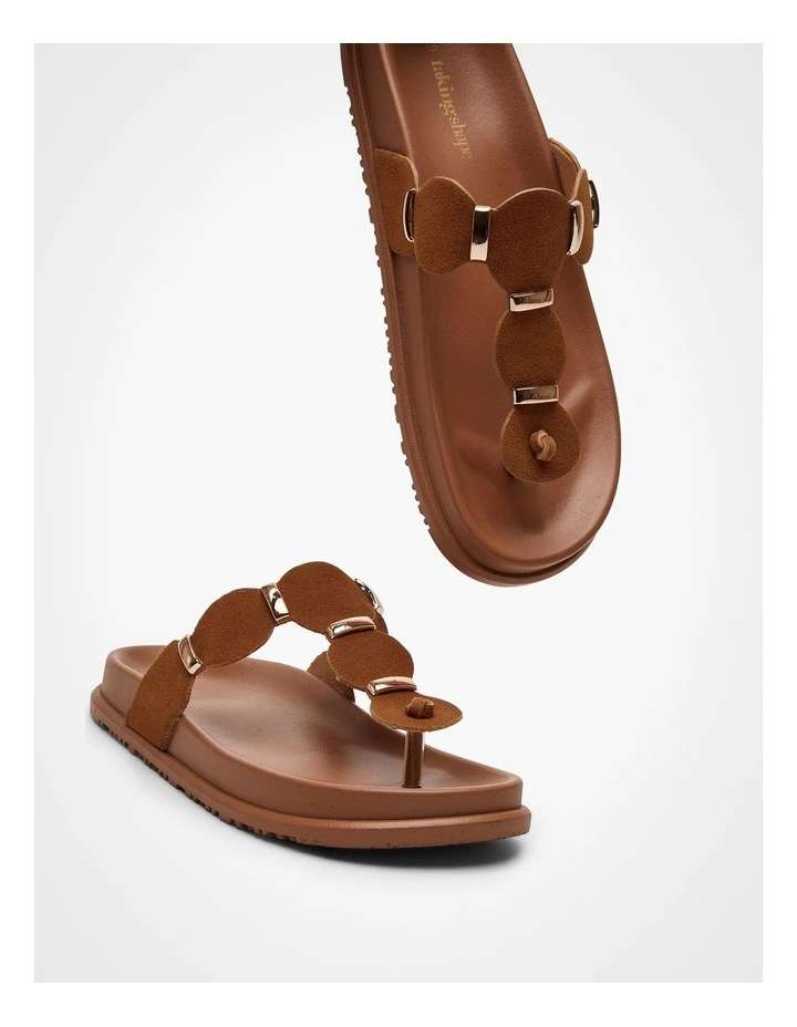 Toe Post Flexible Jelly Tan image 5