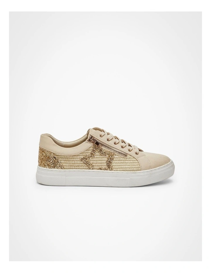 Raffia Star Bling Sneaker Natural image 1