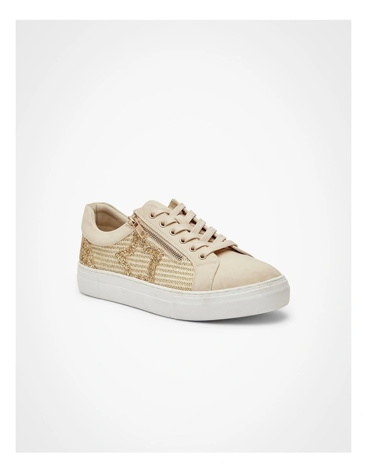 Raffia Star Bling Sneaker Natural image 2