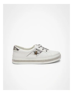 Bee Bling Sneaker White