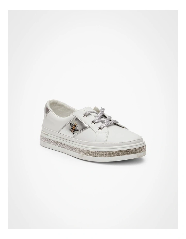 Bee Bling Sneaker White image 2