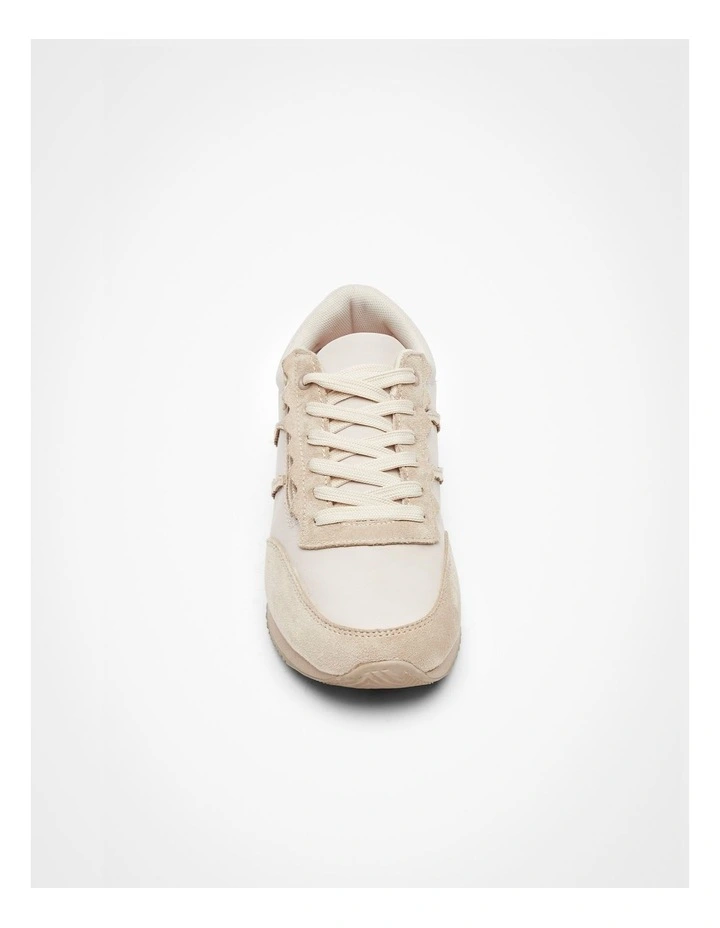 Retro Zip Wedge Sneaker Sand image 3