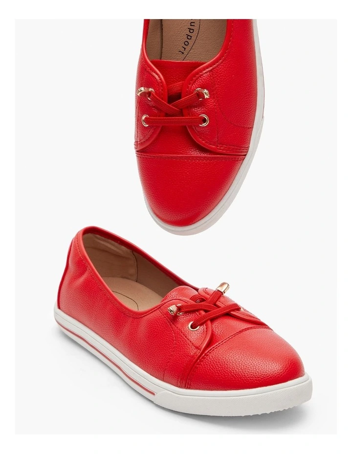 Low Cut Sneaker Red image 5