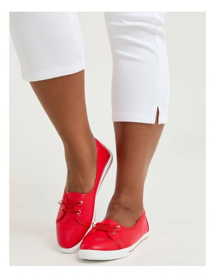 Low Cut Sneaker Red image 6