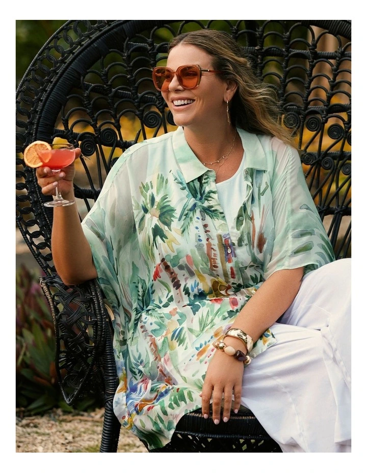Natural Isla Shirt Print image 5