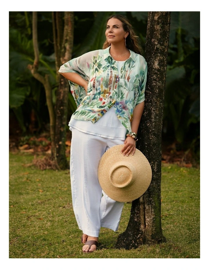 Natural Isla Shirt Print image 6