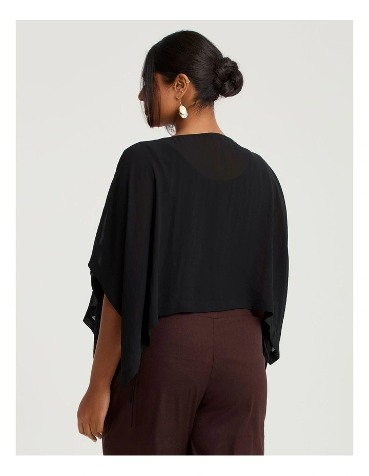 Chiffon Enya Overtop Black image 2