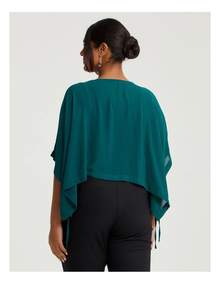 Chiffon Enya Overtop Deep Teal image 2