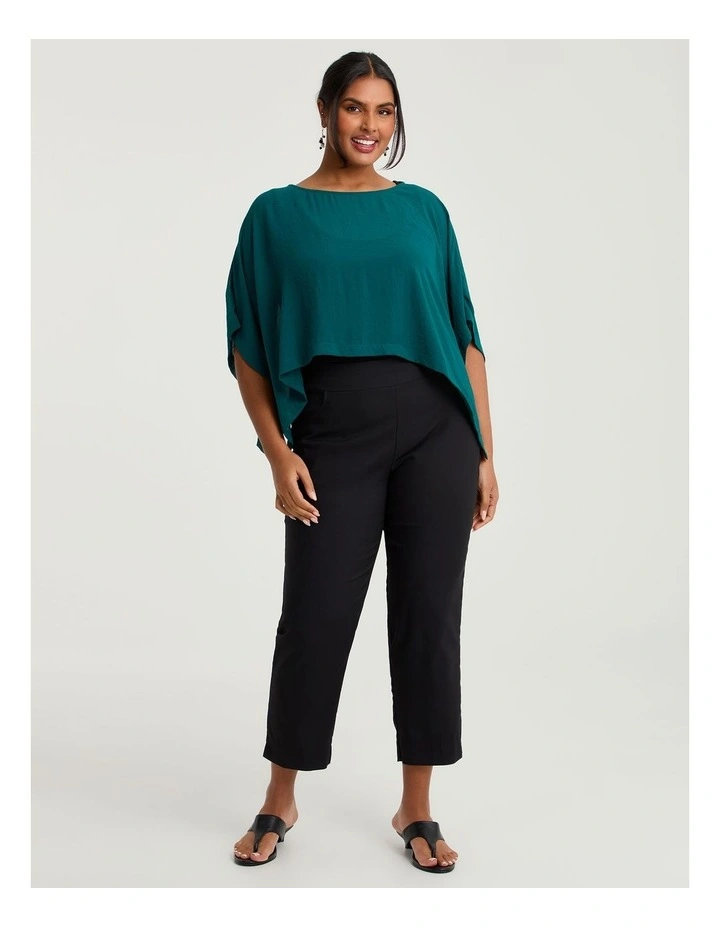 Chiffon Enya Overtop Deep Teal image 3