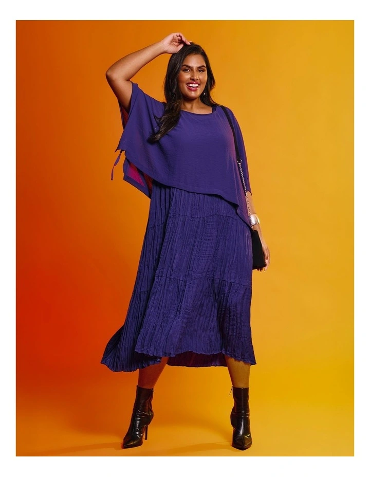 Chiffon Enya Overtop Acai Purple image 4