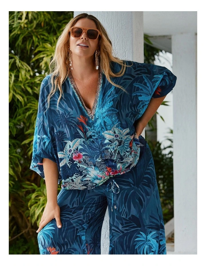 Natural Poolside Top Print image 4