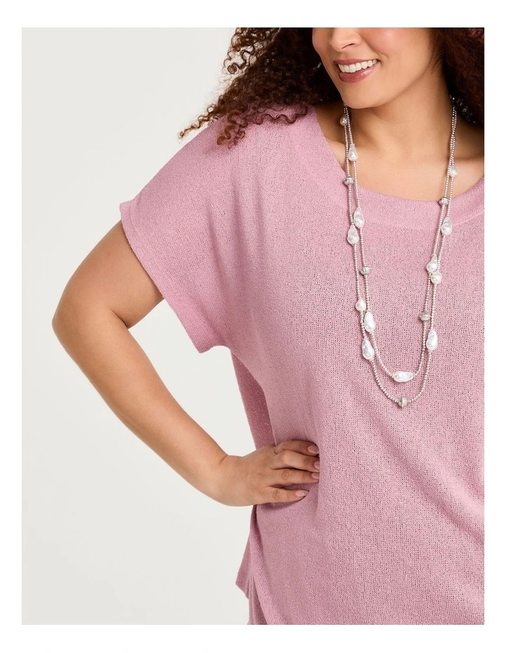 Lena Gauze Overtop Blush Pink image 3