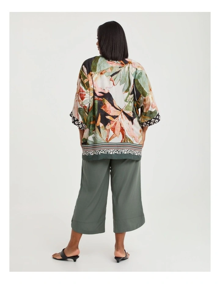 Natural Linden Kimono Print image 2