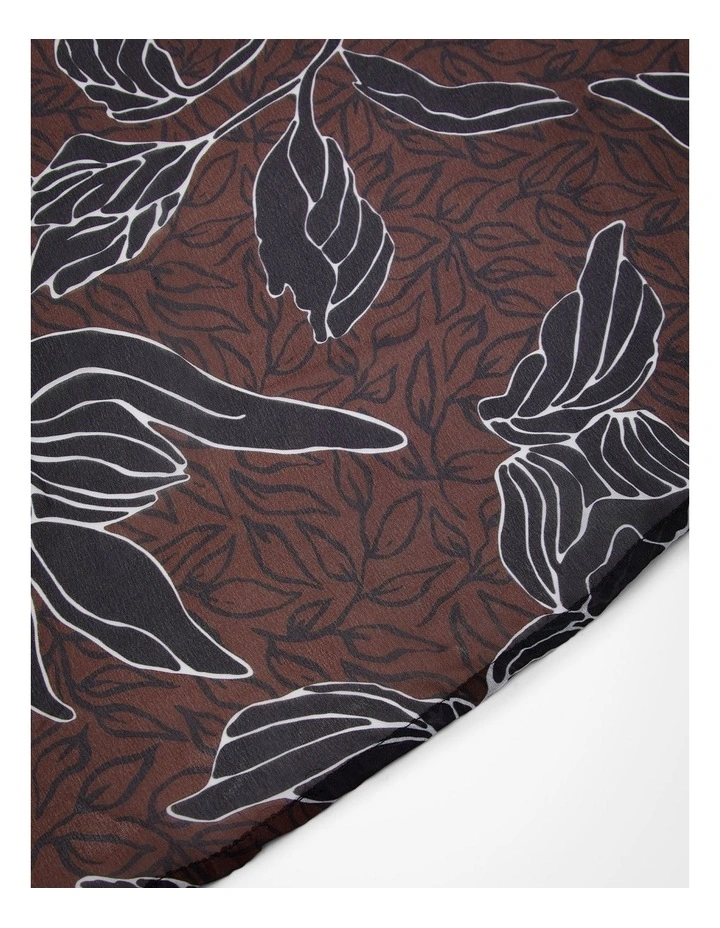 Natural Print Swim Poncho Multi image 5