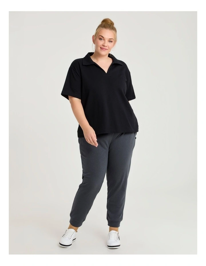 Collared Sweat Black image 3