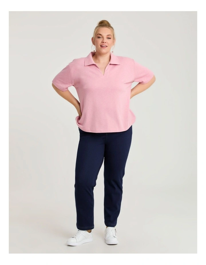 Collared Sweat Petal Pink image 3