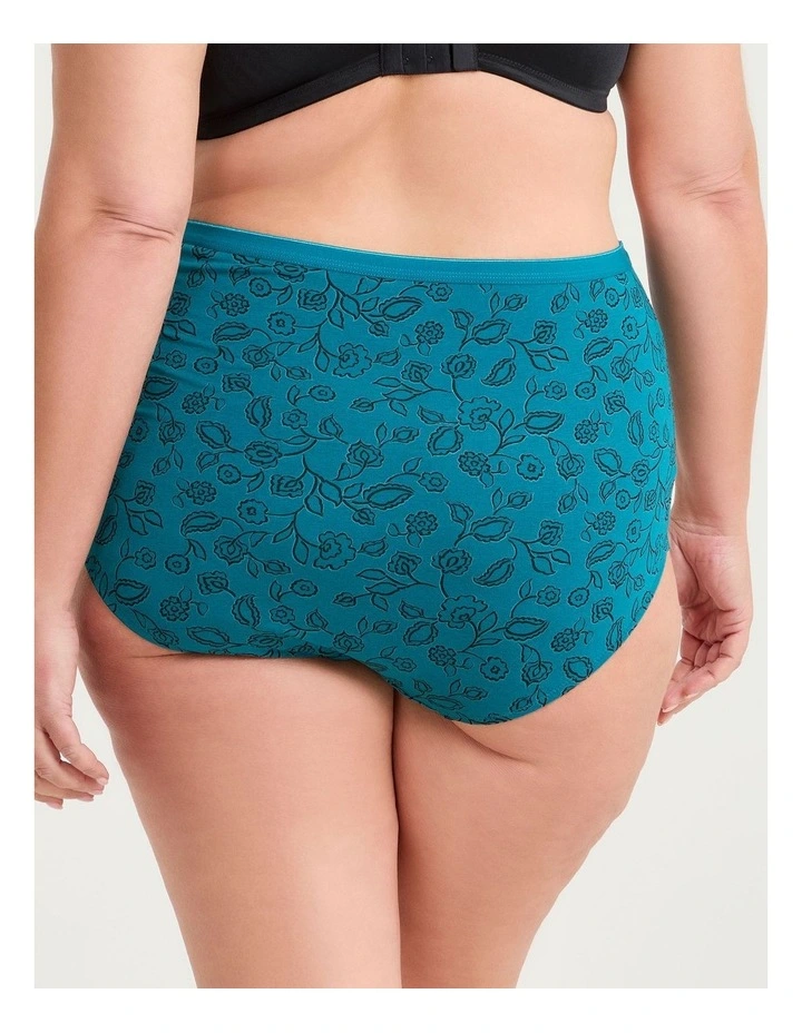 3 Pack Bamboo Paisley Full Briefs Floral Paisley image 3