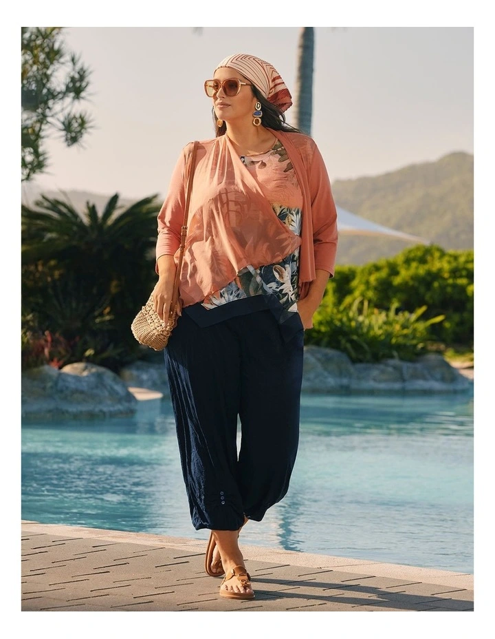 Drape Mesh & Natural Cardigan Spice image 7