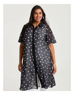Chiffon Enya Polka Dot Duster Spot