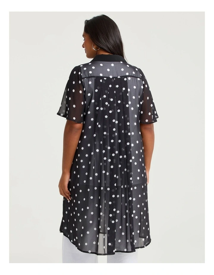 Chiffon Enya Polka Dot Duster Spot image 2