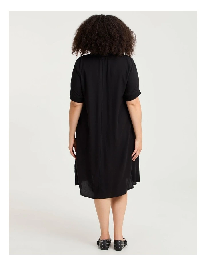 Pima Cotton Traveller Dress Horizon Blue image 2