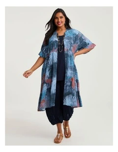 Fern Tier Natural Shirt Dress Print