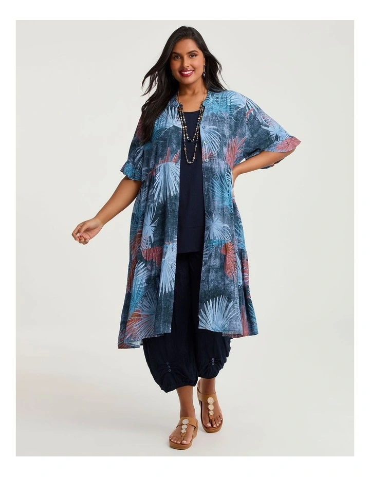 Fern Tier Natural Shirt Dress Print image 1