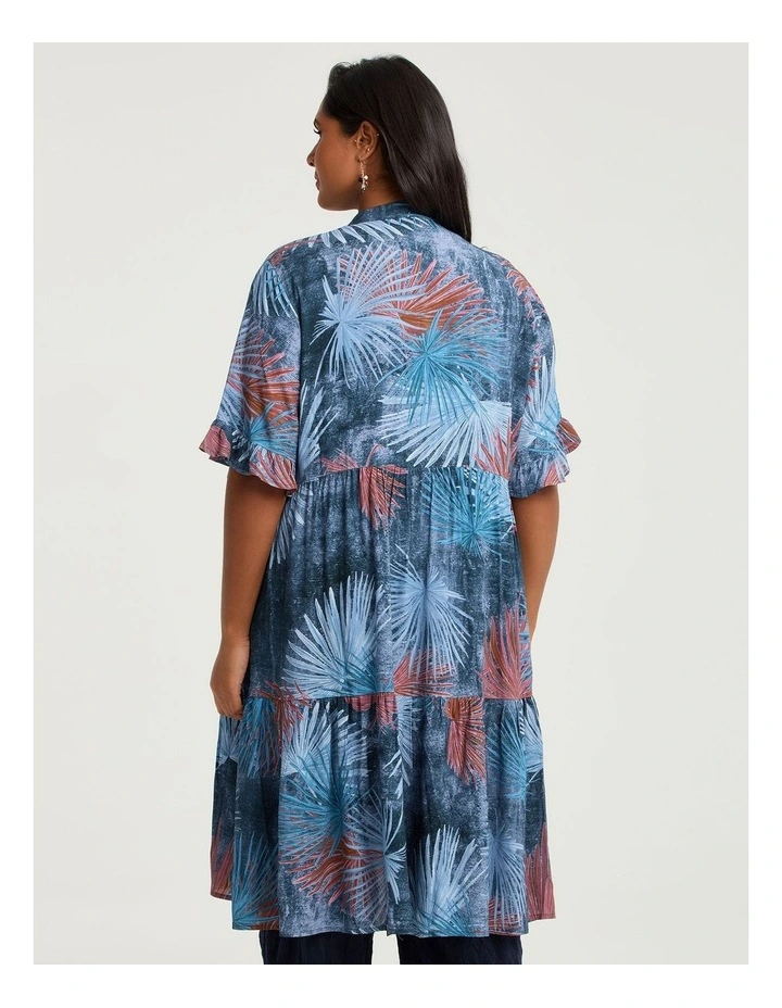 Fern Tier Natural Shirt Dress Print image 2