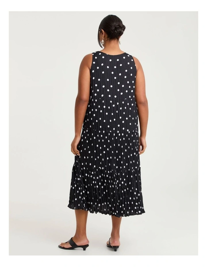 Pleated Enya Polka Dress Spot image 2