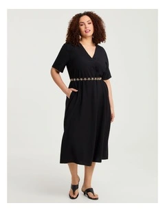 Natural Sylvie Maxi Dress Black