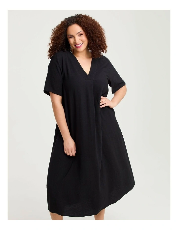 Natural Sylvie Maxi Dress Black image 3