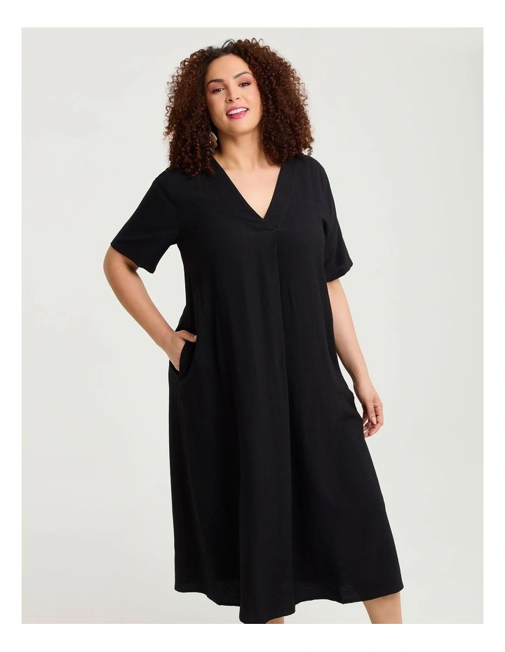 Natural Sylvie Maxi Dress Black image 4