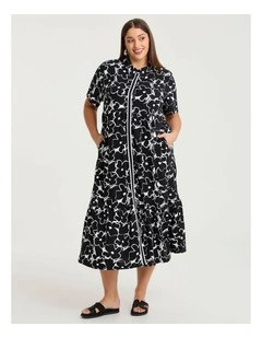 Bamboo Tiare Tier Dress Print
