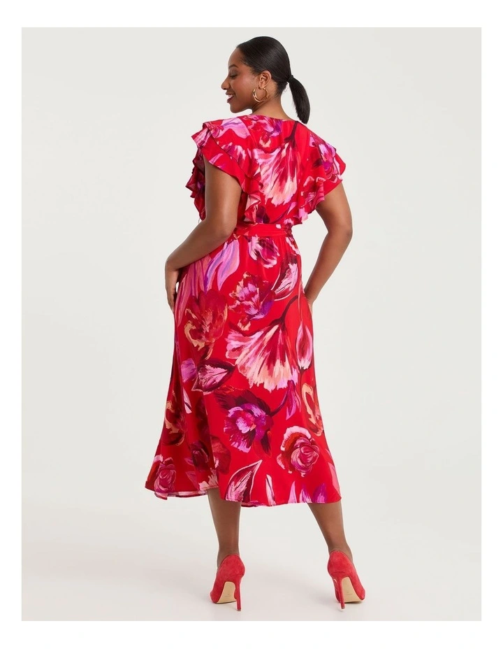 Forever Floral Mesh Event Dress Floral image 2