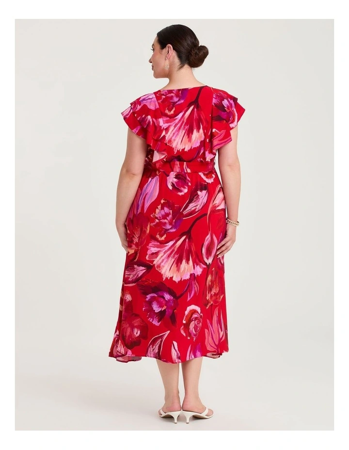 Flirty Frill Cocktail Dress Print image 2