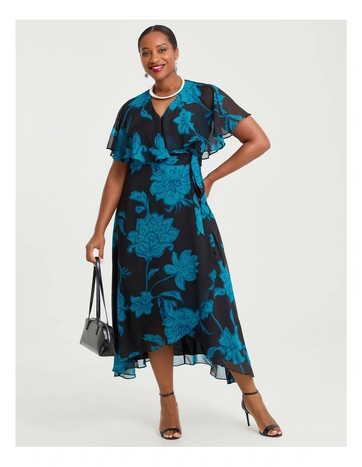 Livia Floral Wrap Maxi Dress Floral image 1