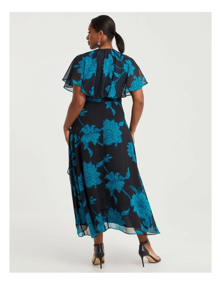 Livia Floral Wrap Maxi Dress Floral image 2