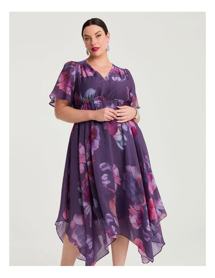 Alexandra Tencel Midi Dress Print image 3