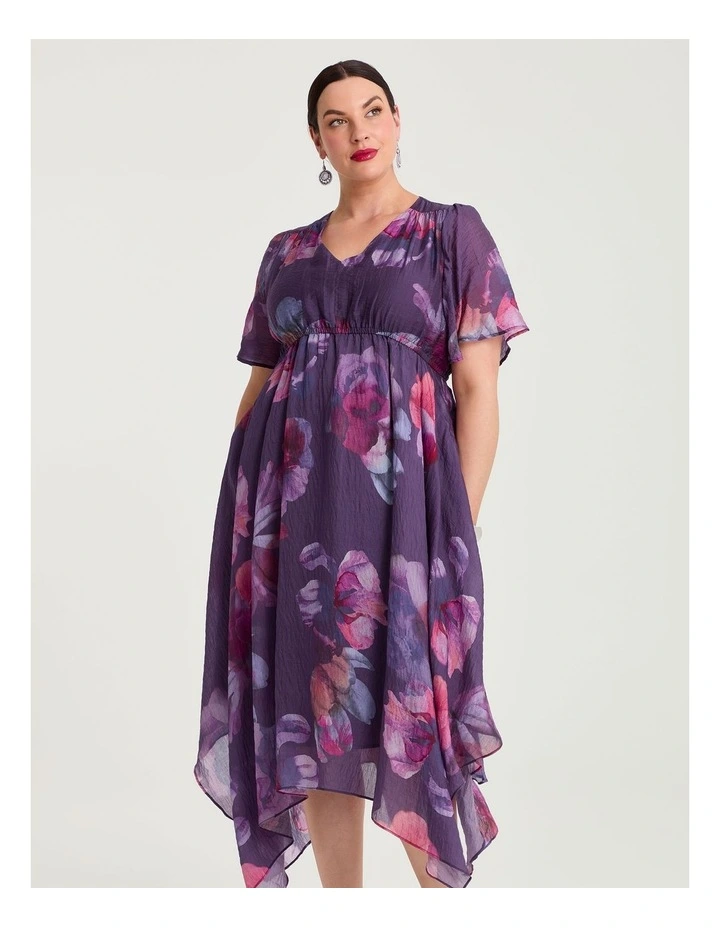 Alexandra Tencel Midi Dress Print image 4