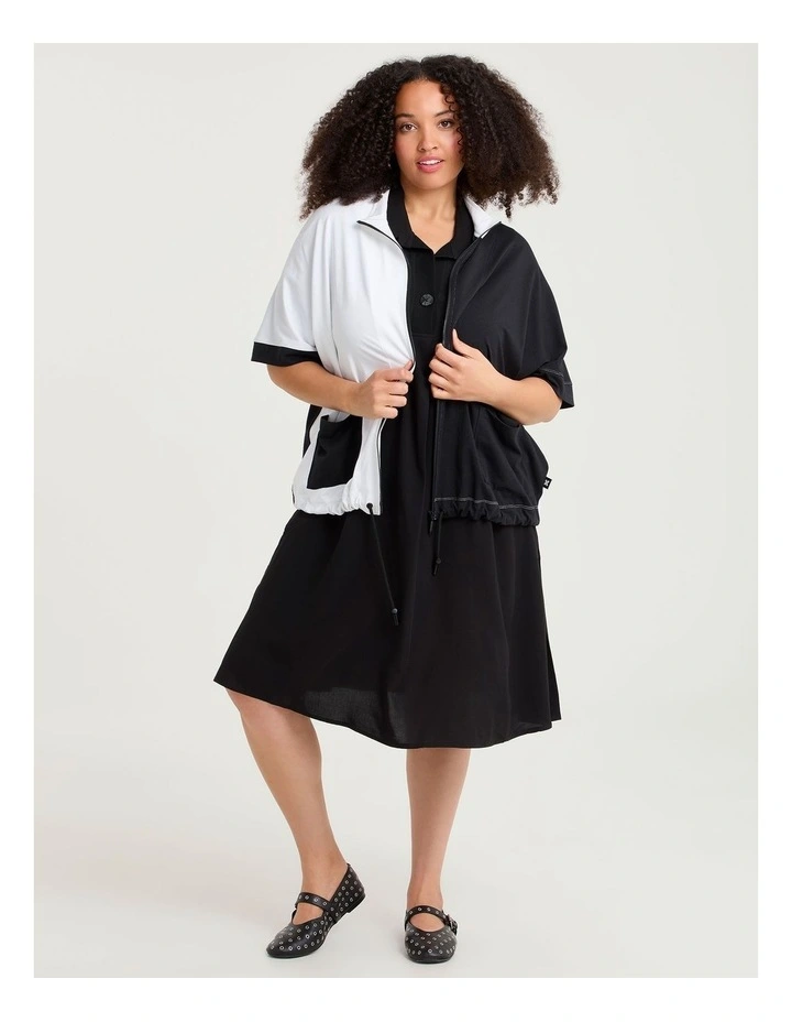 Bamboo Summer Dress in Black image 4